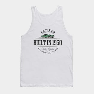 1950 Retired Parts Retirement Birthday Tank Top